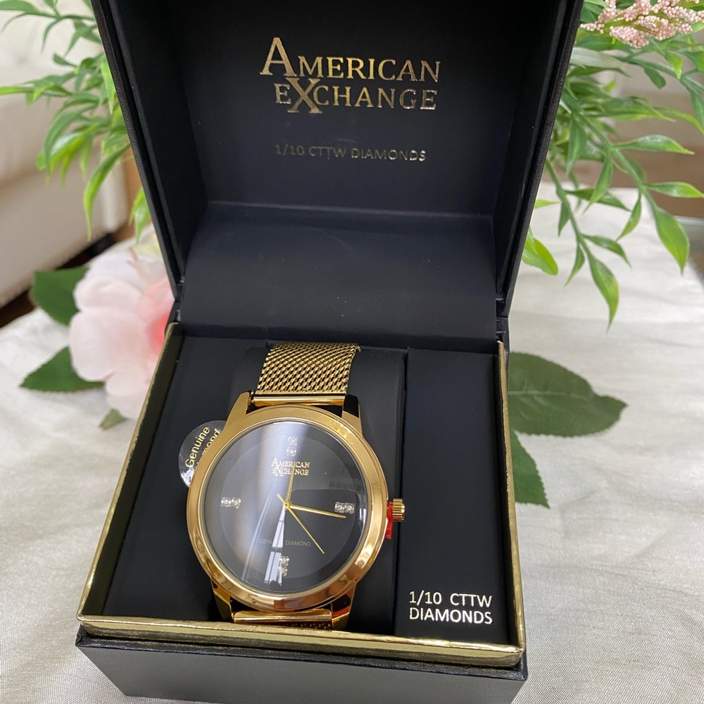 AMERICAN EXCHANGE MEN’S GENUINE DIAMOND COLLECTION WATCH, 44mm - Picture 11 of 12